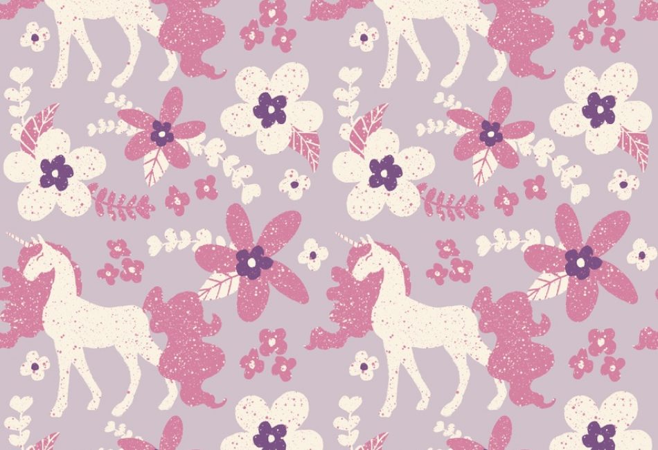 Textured Unicorn Pattern