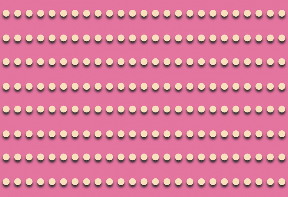 Dot Stripes Pink