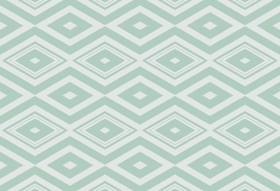 Green Diamonds Pattern