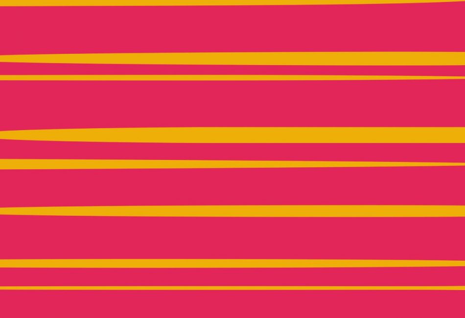 Pink And Yellow Stripe Pattern