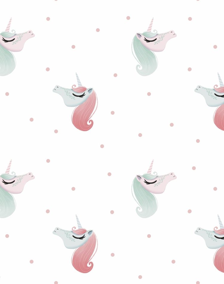 Unicorn Polka Dots